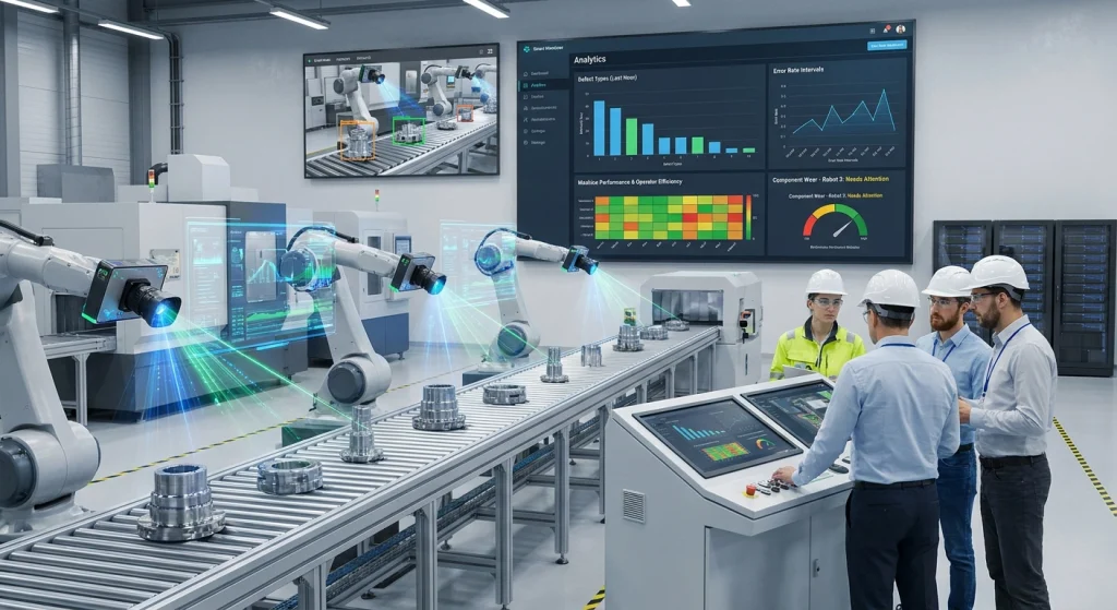 پردازش تصویر صنعتی سیستم تضمین کیفیت آنی جداسازی قطعات معیوب بینایی ماشین (Machine Vision) کنترل کیفیت هوشمند در خط تولید بازرسی خودکار محصولات تشخیص عیب با پردازش تصویر افزایش بهره‌وری خط تولید سیستم بازرسی تصویری صنعتی اتوماسیون کنترل کیفیت